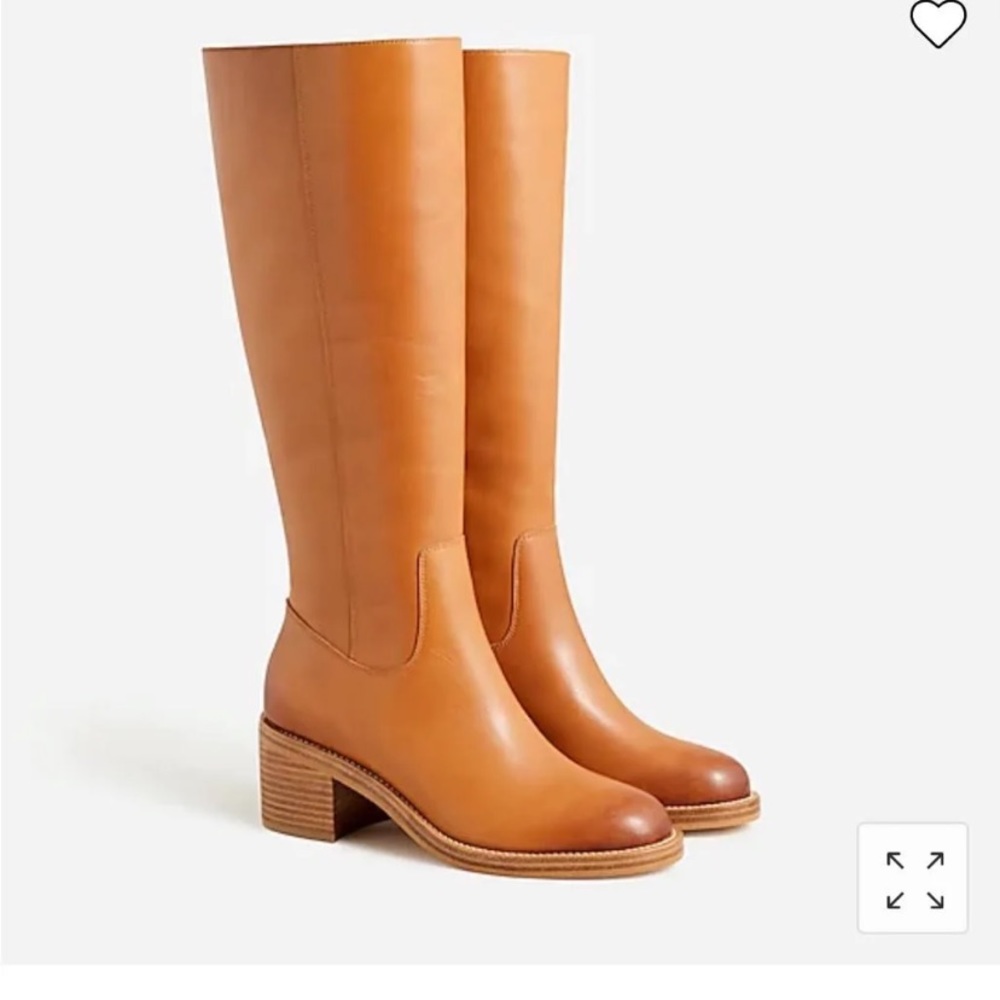 COPY - J. Crew Stacked Heel Knee High Boots